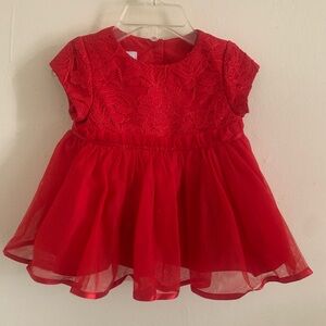 Pippa & Julie Red Lace Dress